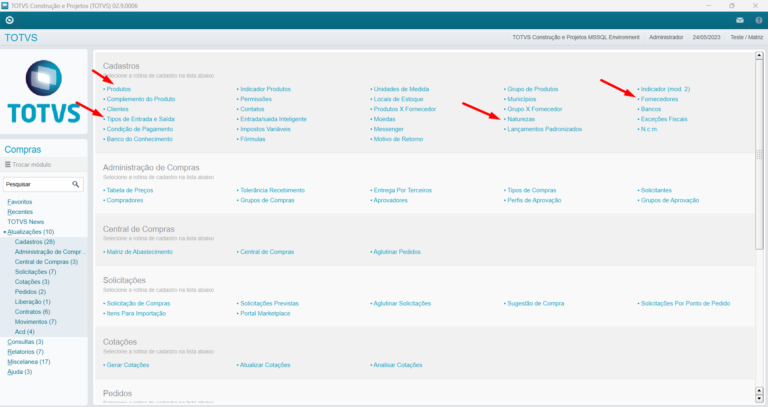 Compras Rfb Sistemas Consultoria Totvs Suitecrm Dynamics Sap