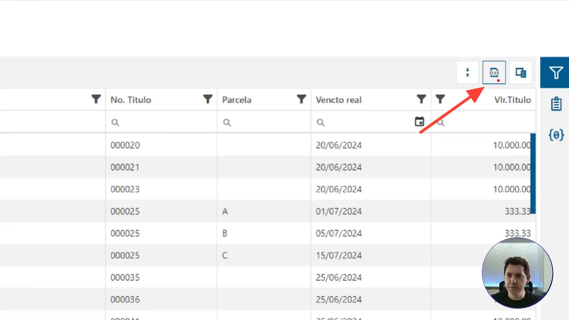 Exportando dados do Smart View Totvs para o Excel