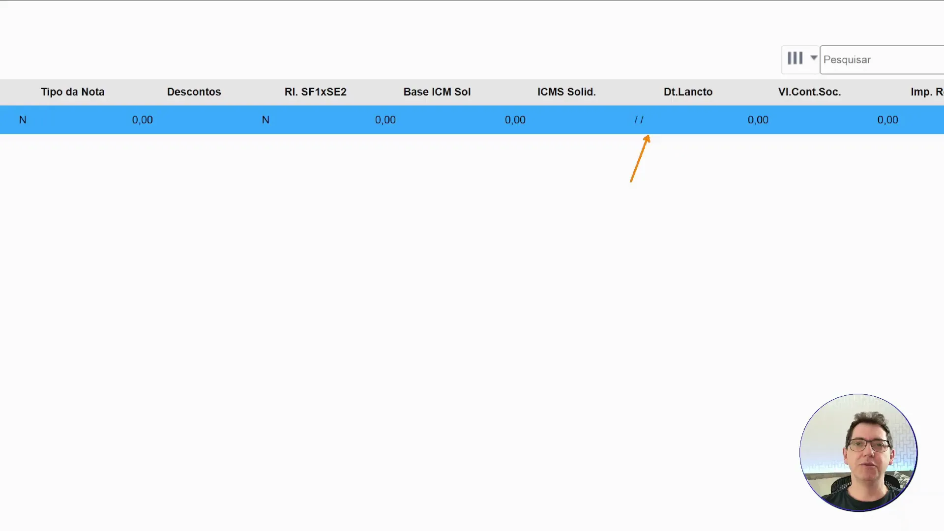 Verificando o flag de contabilização na tabela SF1 no TOTVS PROTHEUS