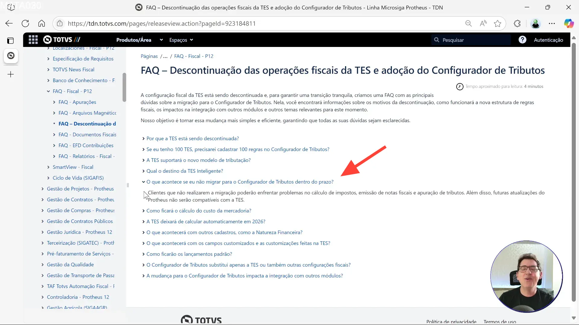 Aviso oficial da TOTVS sobre a migração para o Configurador de Tributos